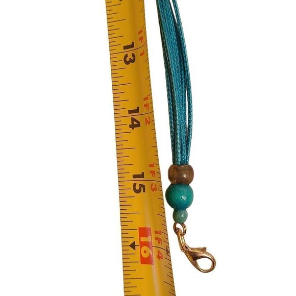 Colorful Costume Jewelry Pink Turquoise Beaded Necklace - Picture 6 of 10